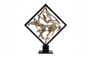 Cast Revolving Diamond Sculpture