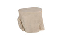 Roman Stone Log Stool