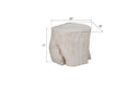 Roman Stone Log Stool