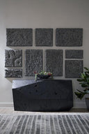 Etched Rock Puzzle Wall Tiles (Set of 9)