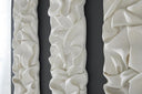 Drape Wall Art- White Stone