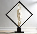 Cast Revolving Diamond Sculpture