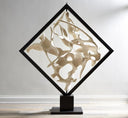 Cast Revolving Diamond Sculpture