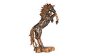 Mustang Horse Armored Sculpture