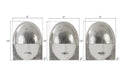 Fashion Faces Wall Art in Silver Leaf