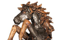 Mustang Horse Armored Sculpture
