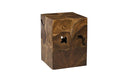 Teak Slice Side Table