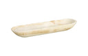 Aragonite Canoe Bowl-White 32"