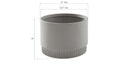 Harvest Planters-Light Gray
