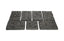 Etched Rock Puzzle Wall Tiles (Set of 9)