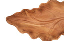 Carved Leaf Sculpture On Stand