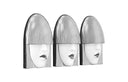 Fashion Faces Wall Art in Silver Leaf