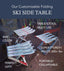 Foldable Ski Table